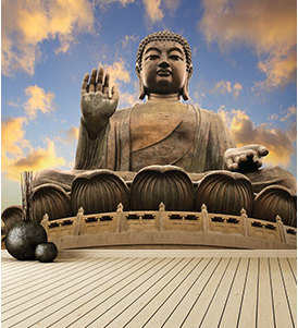 Buddha and the Sky
