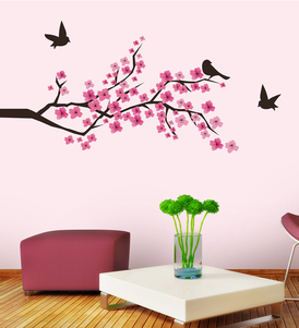 Cherry Blossom with Birds