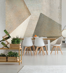 Concrete Geometric Wall