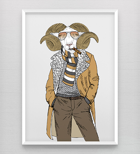 Dressed up Mutton Poster