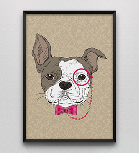 French Bulldog Poster