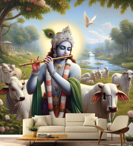 Krishna Playing The Flute