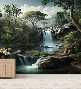 Rain forest Waterfall