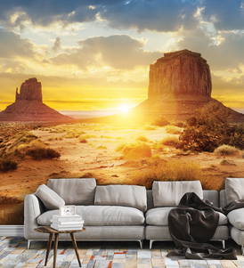 Sunset In Monument Valley