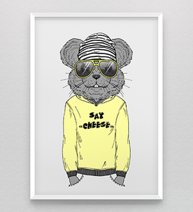 Urban Style Mouse Poster