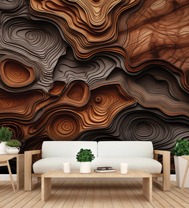 Wooden Contour Wall