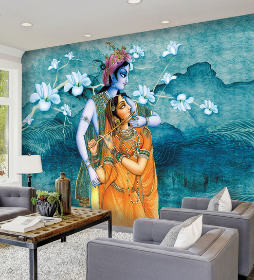 The Blissful Radha Krishna - 6288 - Wallskin The Blissful Radha Krishna - 6288 - Wallskin