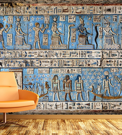 egypt art on walls